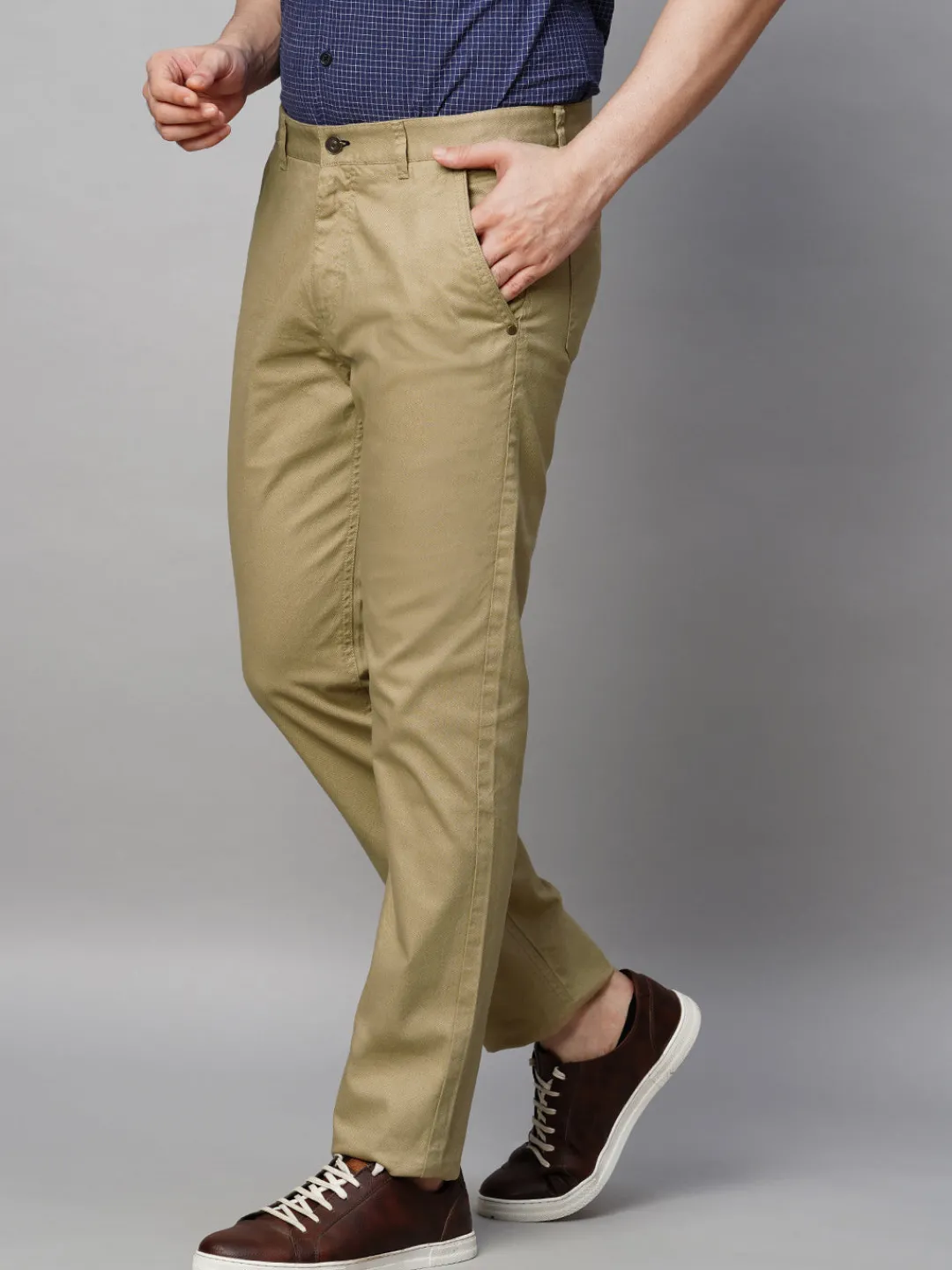 Cottonworld Slim Fit | Casual^Men's Cotton Lycra Slim Fit Pant