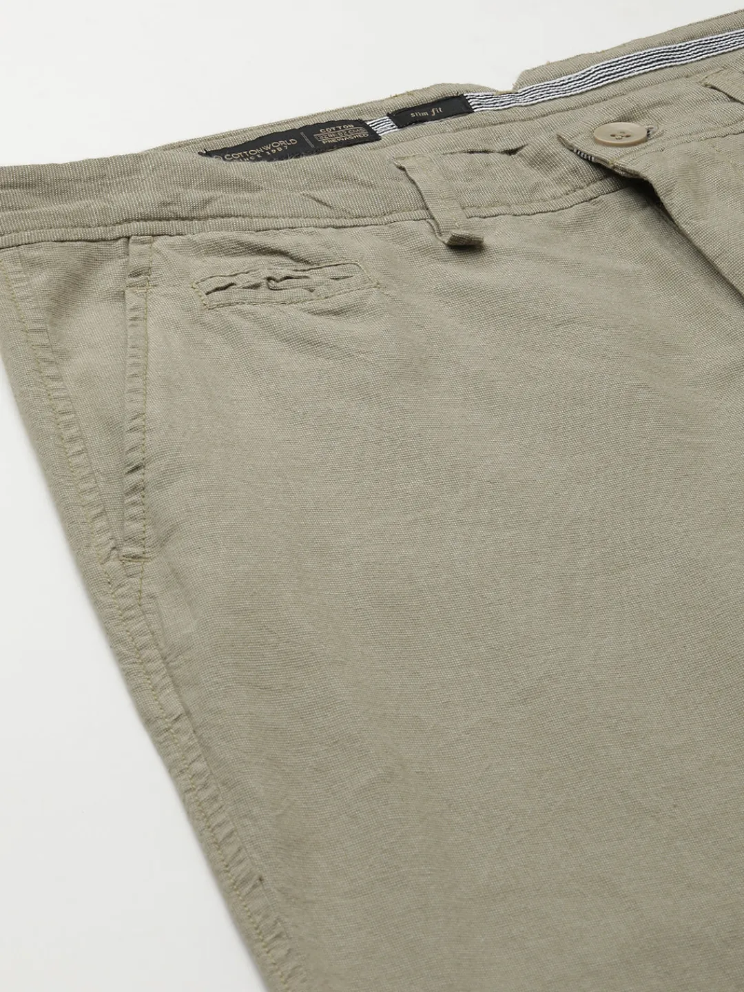 Cottonworld Slim Fit | Casual^Men's Cotton Slim Fit Pant