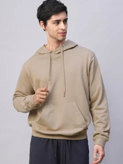 Cottonworld Men | Regular Fit^Men's Organic Cotton Regular Fit Hoodie Sweatshirt