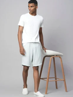 Cottonworld Clearance Mens Shorts^Men's Linen Viscose Regular Fit Shorts