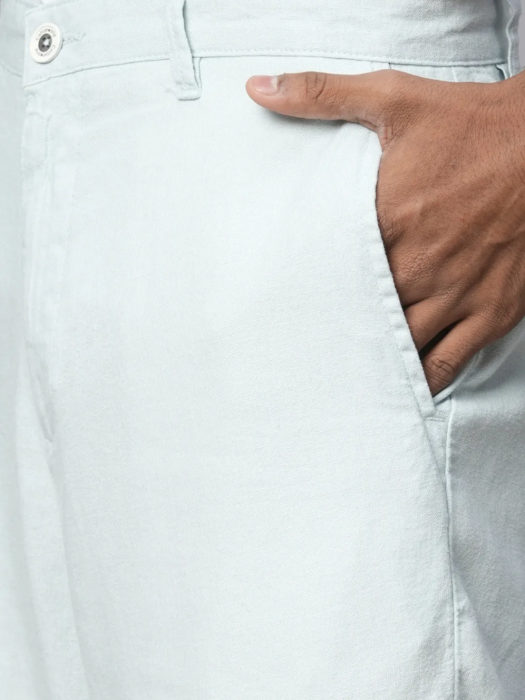 Cottonworld Clearance Mens Shorts^Men's Linen Viscose Regular Fit Shorts