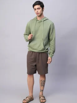 Cottonworld Men | Regular Fit^Men's Organic Cotton Regular Fit Hoodie Sweatshirt