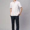 Women Cottonworld 100% Linen Shirts | 100% Linen Shirts^Men's 100% Linen Regular Fit Shirt
