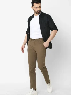 Cottonworld Slim Fit | Casual^Men's Cotton Lycra Slim Fit Pant