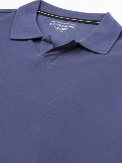 Cottonworld Regular Fit | Polo^Men's 100% Cotton Regular Fit Tshirt
