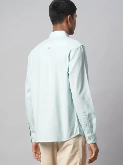Women Cottonworld Solid | Solid^Men's 100% Cotton Regular Fit Shirt