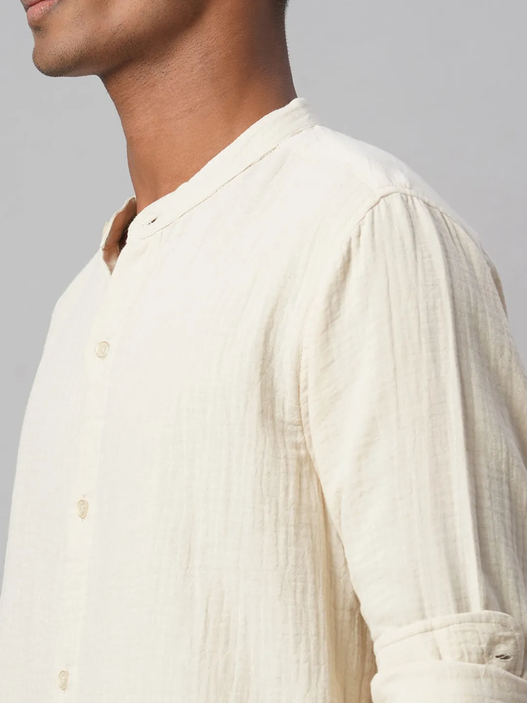 Women Cottonworld Solid | Solid^Men's 100% Cotton Loose Fit Shirt