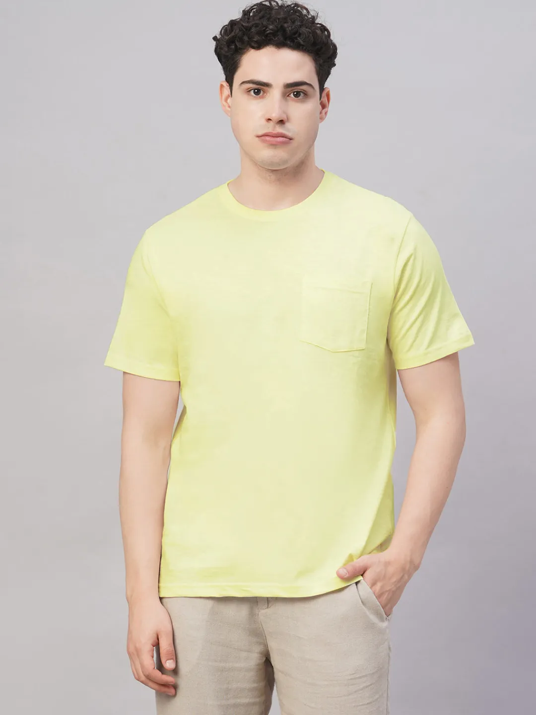 Cottonworld Regular Fit | Basic^Men's 100% Cotton Regular Fit Tshirt