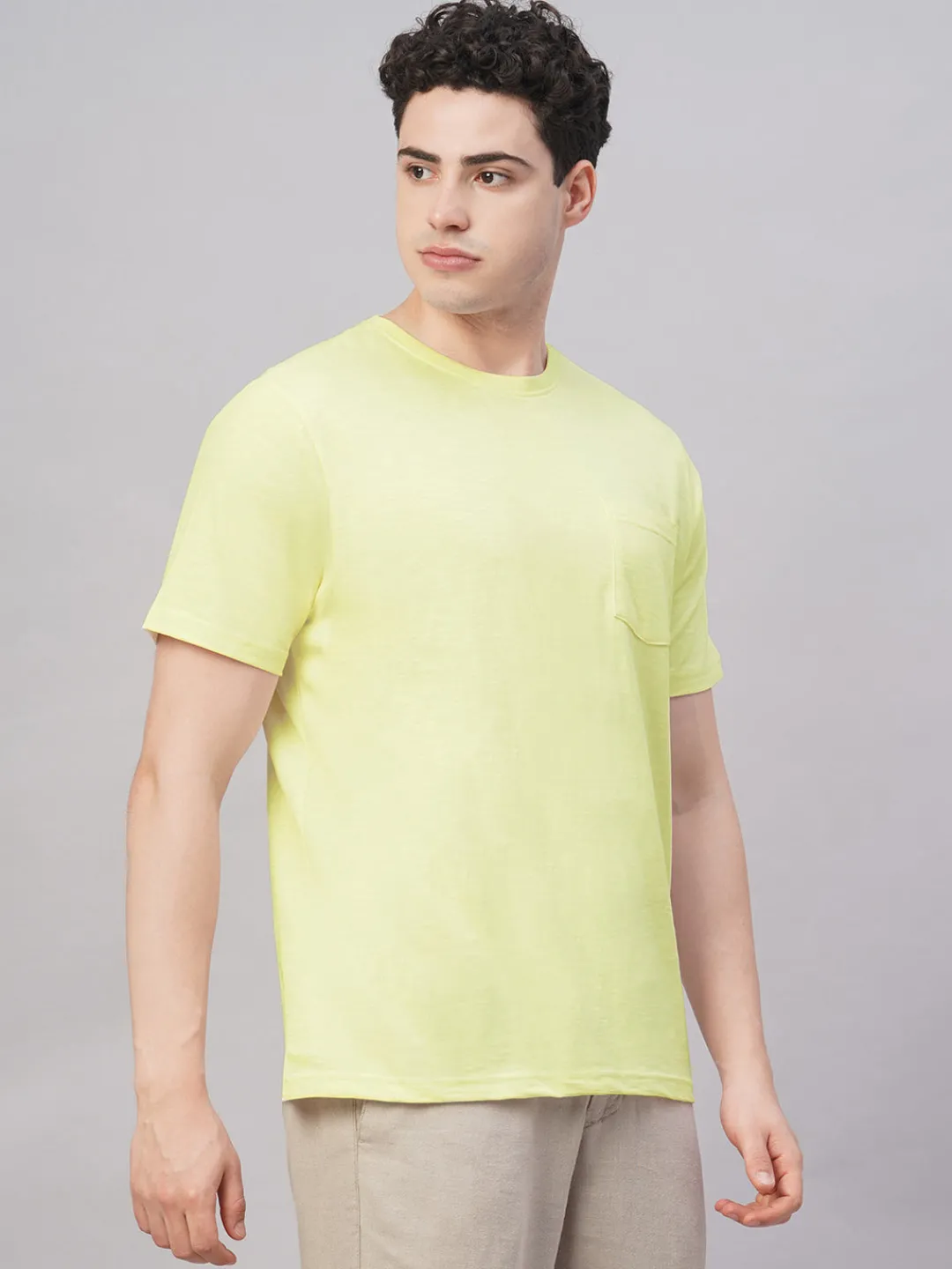 Cottonworld Regular Fit | Basic^Men's 100% Cotton Regular Fit Tshirt