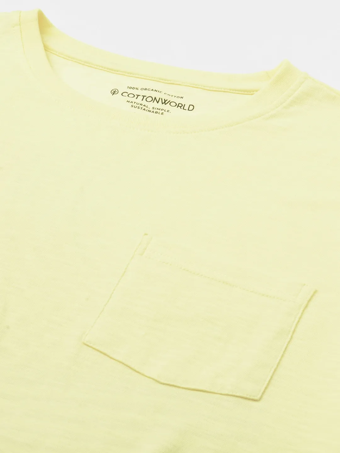 Cottonworld Regular Fit | Basic^Men's 100% Cotton Regular Fit Tshirt