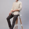 Women Cottonworld 100% Linen Shirts | 100% Linen Shirts^Men's 100% Linen Regular Fit Long Sleeved Shirt
