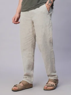 Cottonworld 100% Linen Pants | 100% Linen Pants^Men's 100% Linen Regular Fit Pant