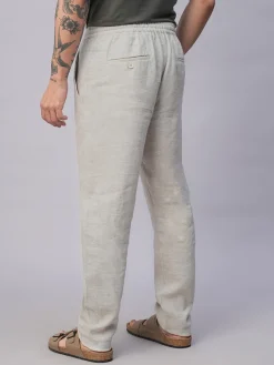 Cottonworld 100% Linen Pants | 100% Linen Pants^Men's 100% Linen Regular Fit Pant