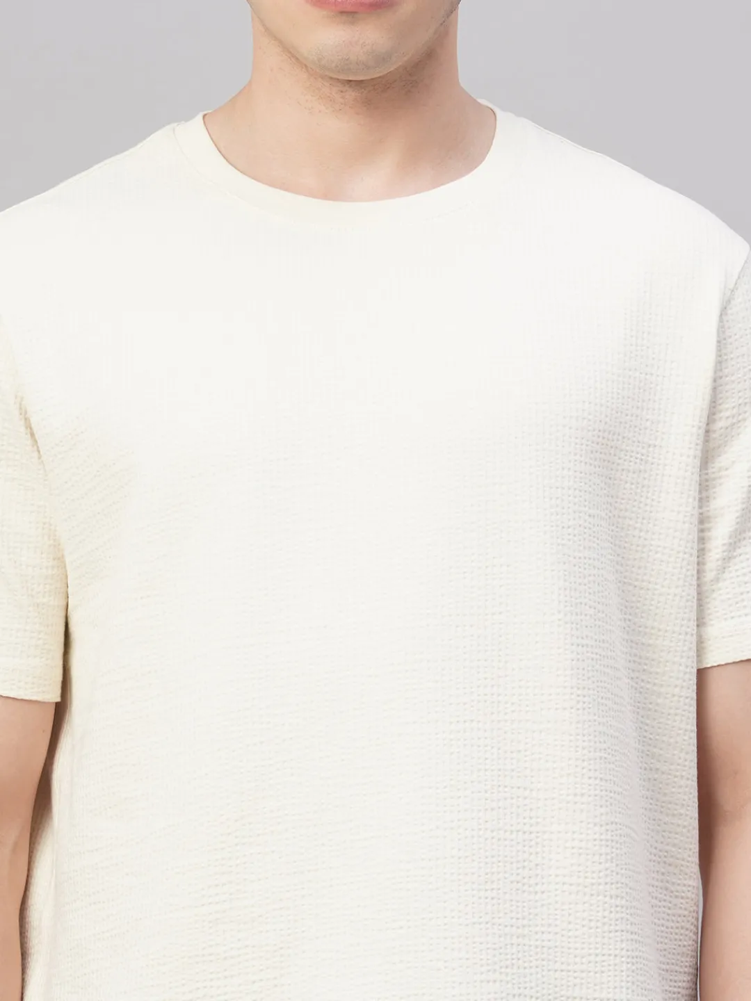 Cottonworld Regular Fit | Basic^Men's Cotton Elastane Regular Fit Tshirt