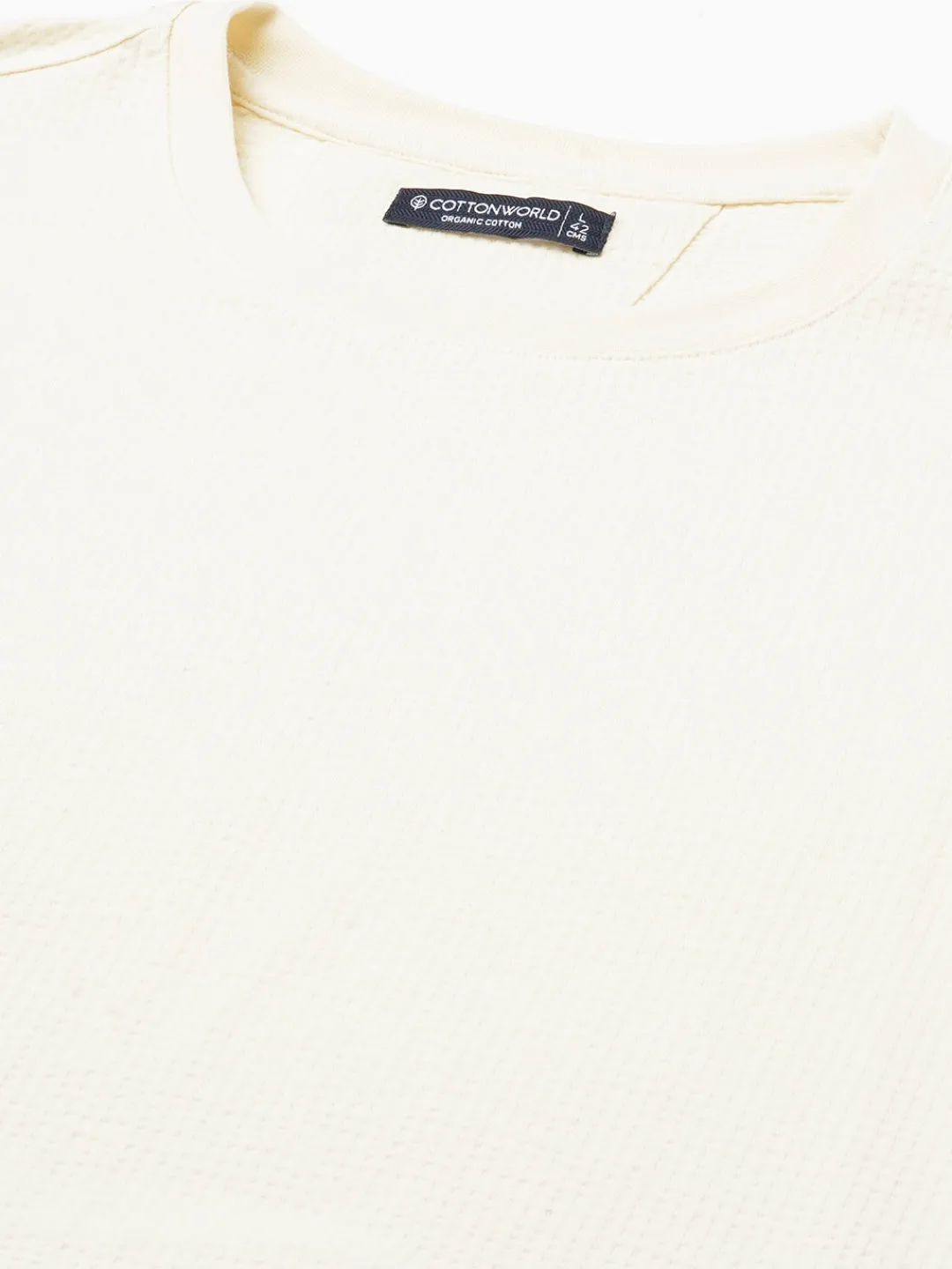 Cottonworld Regular Fit | Basic^Men's Cotton Elastane Regular Fit Tshirt