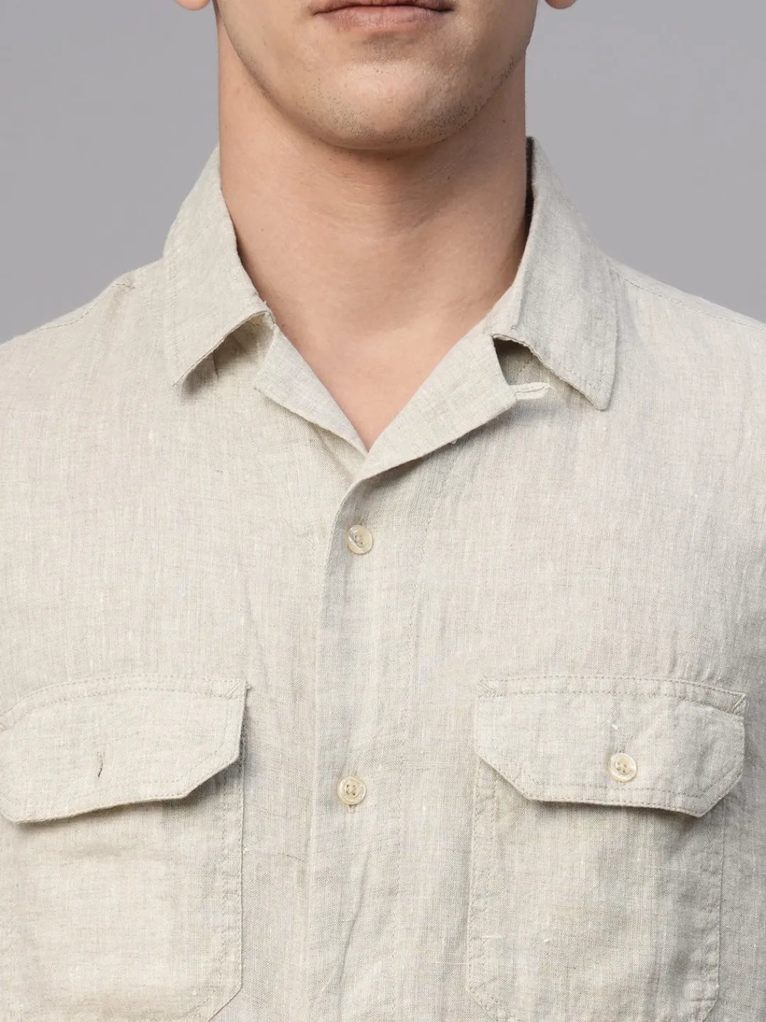 Women Cottonworld Solid | Solid^Men's Cotton Regular Fit Shirt