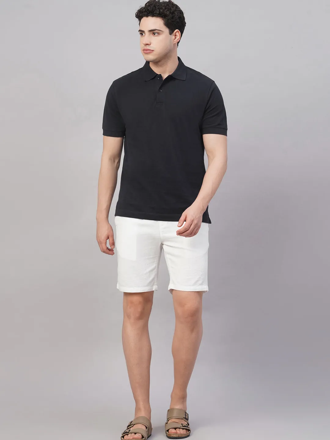 Cottonworld Regular Fit | Polo^Men's 100% Cotton Regular Fit Tshirt