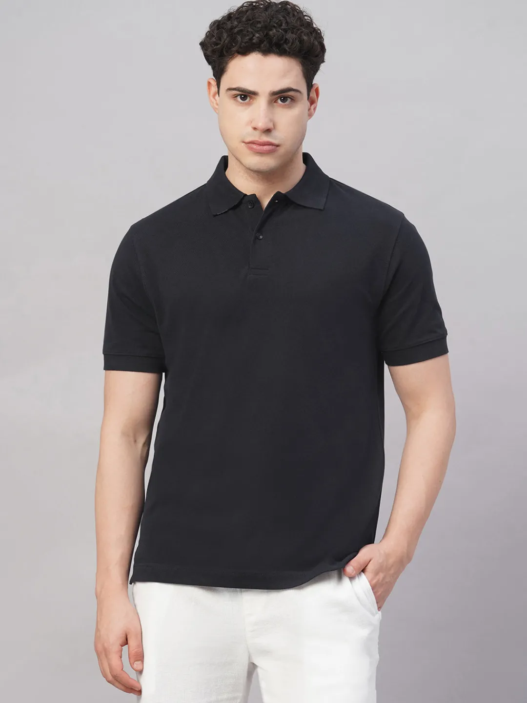 Cottonworld Regular Fit | Polo^Men's 100% Cotton Regular Fit Tshirt