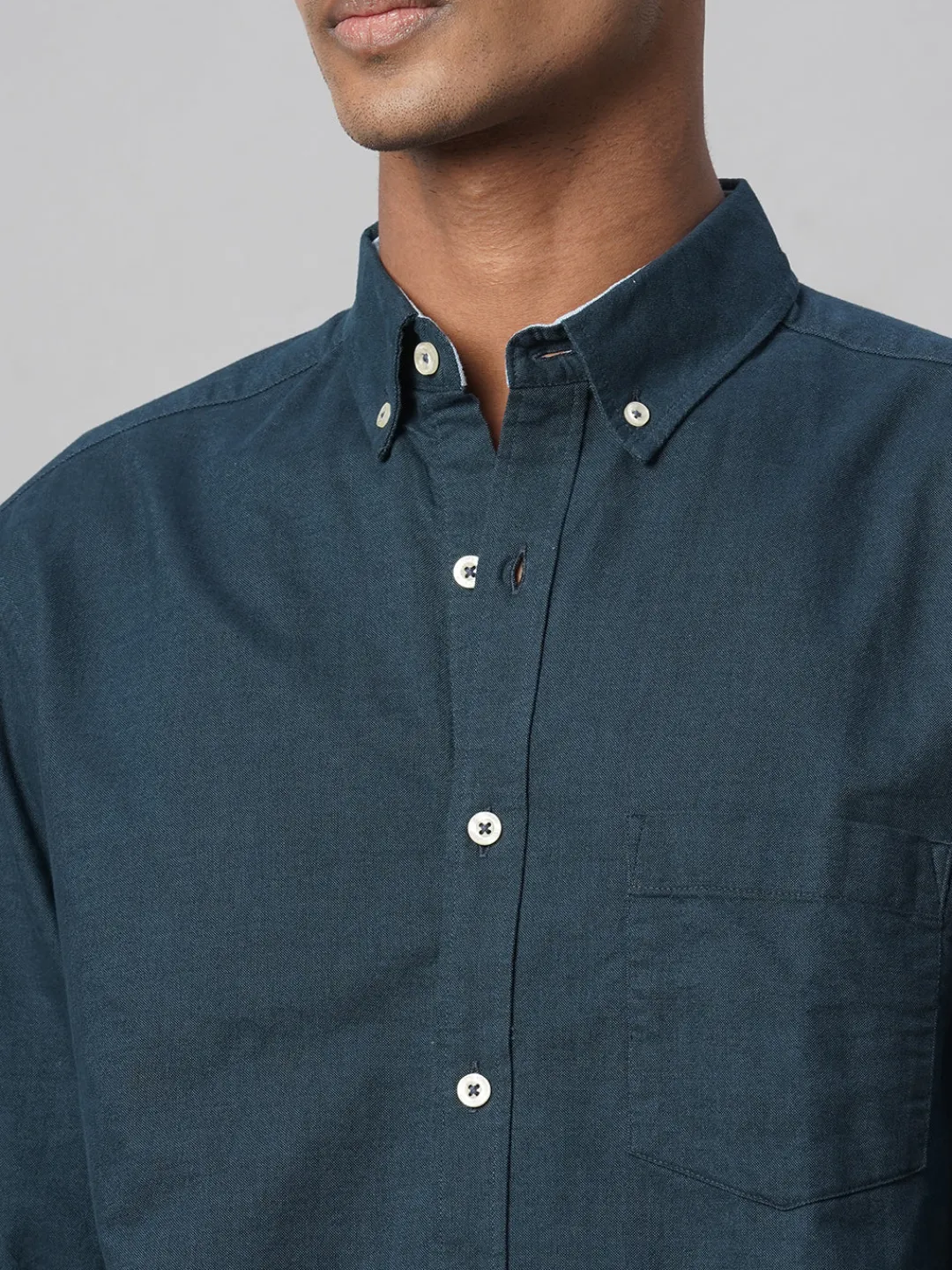 Women Cottonworld Solid | Solid^Men's 100% Cotton Regular Fit Shirt