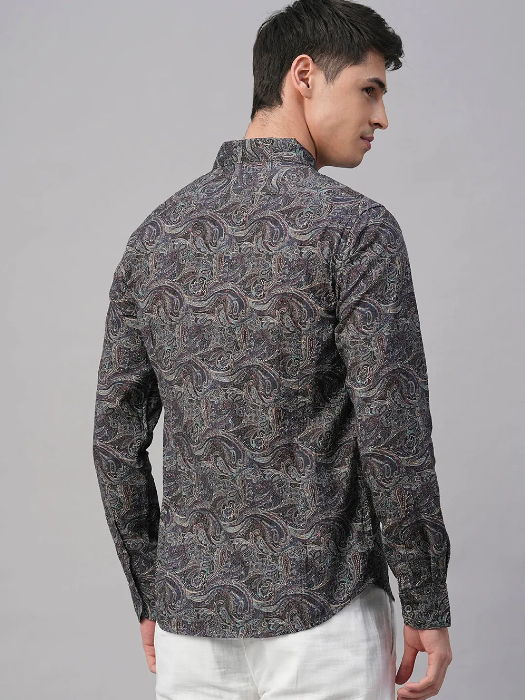Women Cottonworld Print | Print^Men's 100% Cotton Slim Fit Shirt