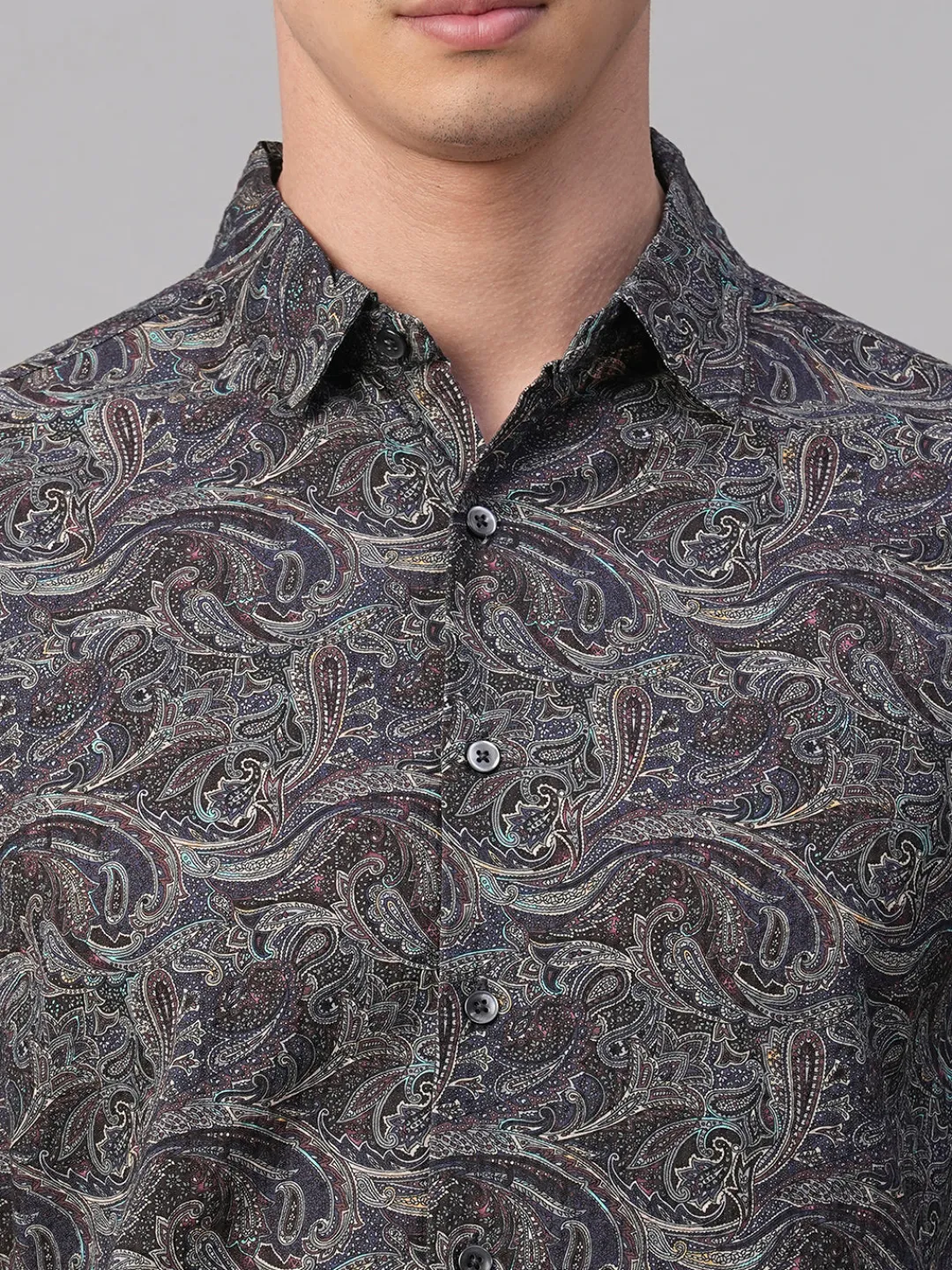 Women Cottonworld Print | Print^Men's 100% Cotton Slim Fit Shirt