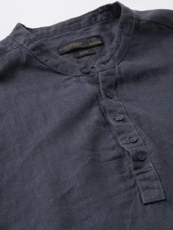 Women Cottonworld 100% Linen Shirts | 100% Linen Shirts^Men's 100% Linen Slim Fit Shirt