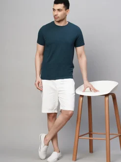 Cottonworld Men | Regular Fit^Men's Cotton Bamboo Elastane Regular Fit Tshirt
