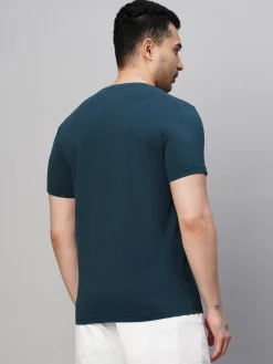 Cottonworld Men | Regular Fit^Men's Cotton Bamboo Elastane Regular Fit Tshirt