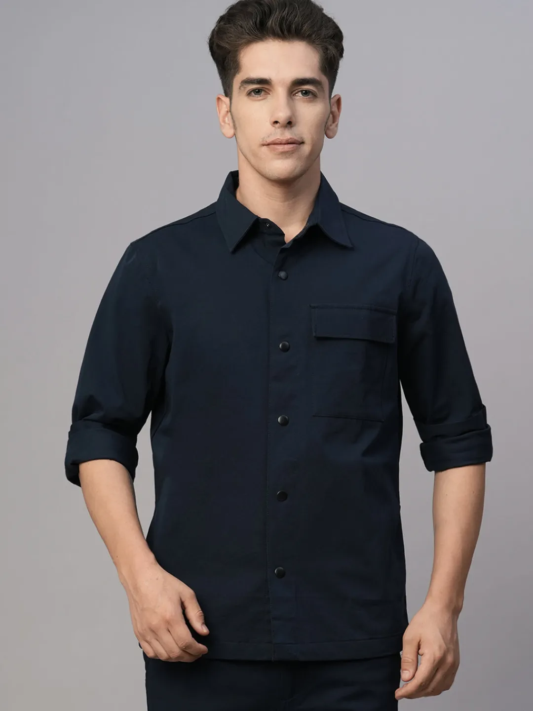 Cottonworld Jackets^Men's Cotton Elastane Regular Fit Jacket
