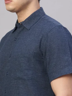 Women Cottonworld Checkered | Checkered^Men's Cotton Flax Regular Fit Shirt