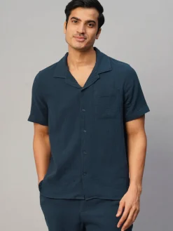 Women Cottonworld Solid | Solid^Men's Cotton Loose Fit Shirt