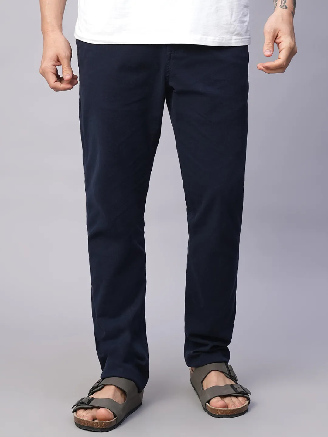 Cottonworld Slim Fit | Casual^Men's Cotton Lycra Slim Fit Pant