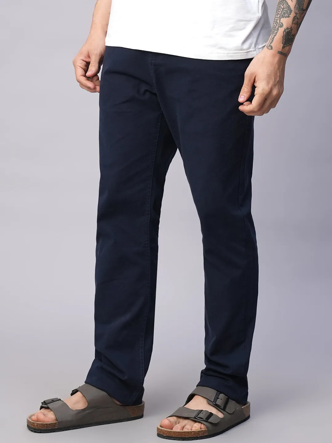 Cottonworld Slim Fit | Casual^Men's Cotton Lycra Slim Fit Pant