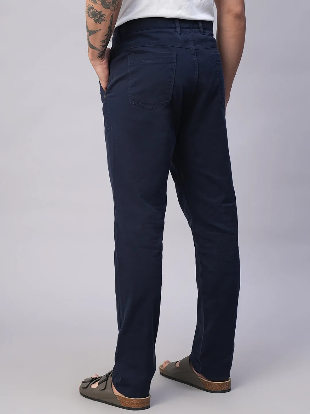 Cottonworld Slim Fit | Casual^Men's Cotton Lycra Slim Fit Pant