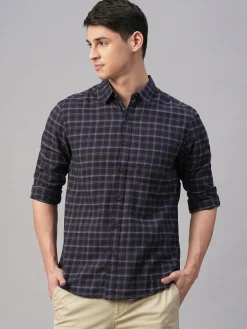 Women Cottonworld Checkered | Checkered^Men's Cotton Regular Fit Shirt