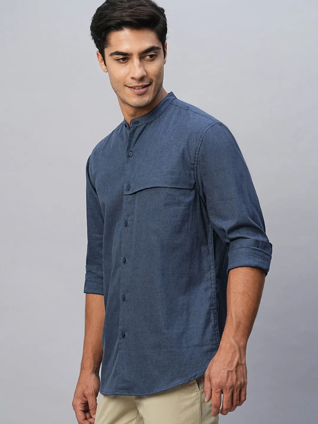 Women Cottonworld Solid | Solid^Men's Cotton Regular Fit Shirt