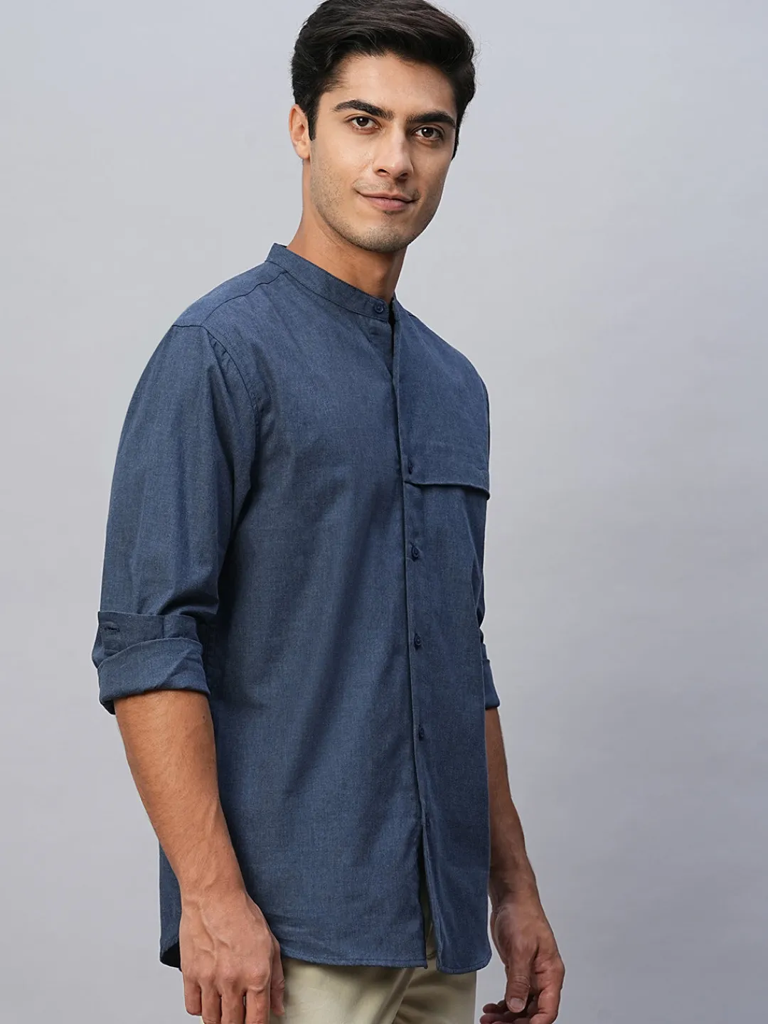 Women Cottonworld Solid | Solid^Men's Cotton Regular Fit Shirt
