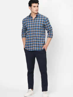 Women Cottonworld Checkered | Checkered^Men's Cotton Regular Fit Checked Shirt