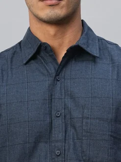 Women Cottonworld Checkered | Checkered^Men's Cotton Regular Fit Checked Shirt