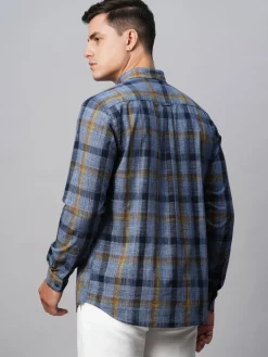 Women Cottonworld Checkered | Checkered^Men's Cotton Regular Fit Checked Shirt