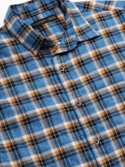 Women Cottonworld Checkered | Checkered^Men's Cotton Regular Fit Checked Shirt