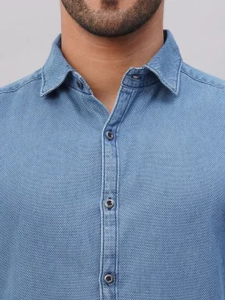 Women Cottonworld Solid | Solid^Men's Cotton Slim Fit Shirt