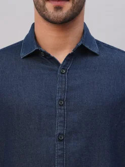 Women Cottonworld Solid | Solid^Men's Cotton Slim Fit Shirt