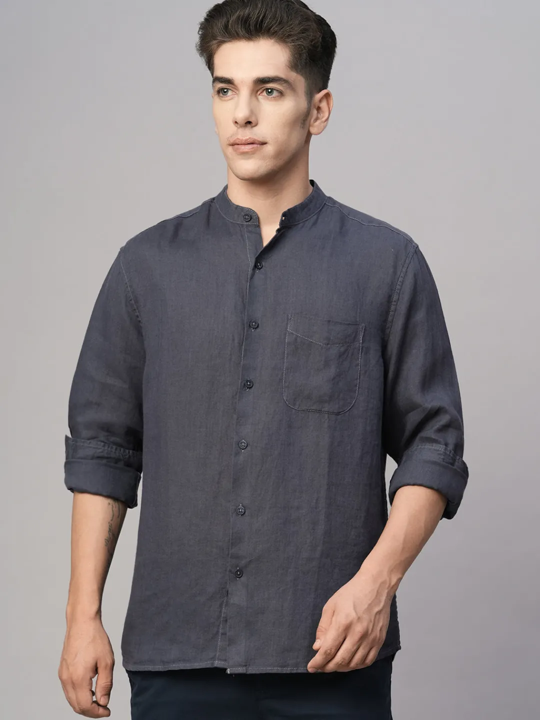 Women Cottonworld Shirts | Shirts^Men's Linen Regular Fit Shirt