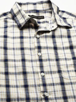 Women Cottonworld Checkered | Checkered^Men's Cotton Regular Fit Checked Shirt