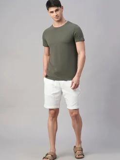 Cottonworld Men | Regular Fit^Men's Cotton Bamboo Elastane Regular Fit Tshirt
