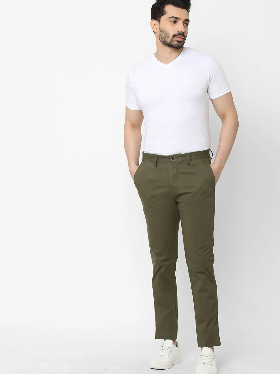 Cottonworld Slim Fit | Casual^Men's Cotton Lycra Slim Fit Pant