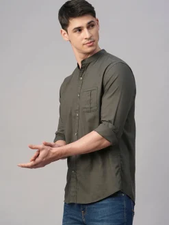 Women Cottonworld Solid | Solid^Men's Cotton Modal Regular Fit Shirt