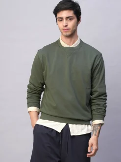 Cottonworld Men | Regular Fit^Men's Organic Cotton Regular Fit Sweatshirt