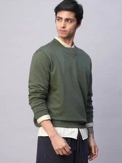 Cottonworld Men | Regular Fit^Men's Organic Cotton Regular Fit Sweatshirt
